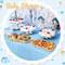 Baby Shower Charcuterie Board Gift 14.96 x 7.87 Inch Milk Bottle Wooden Appetizer Serving Trays Snack